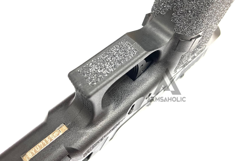 Load image into Gallery viewer, ArmsAholic Custom - T-Style 19 RMR GBB with Silicon Carbide Grip Airsoft Black