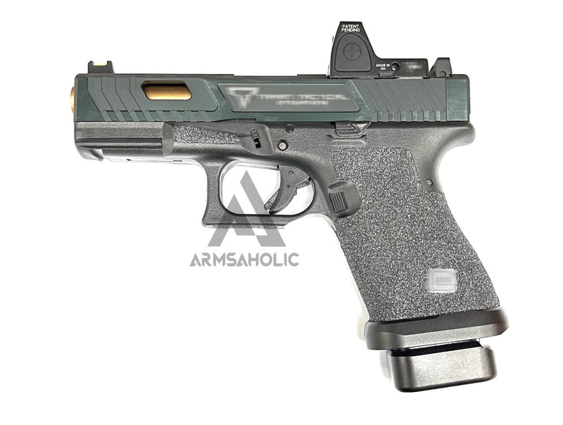 Load image into Gallery viewer, ArmsAholic Custom - T-Style 19 RMR GBB with Silicon Carbide Grip Airsoft Black
