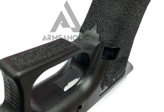 Armsaholic Custom T-style Lower Frame 02 For Marui 17 / 18C / 34 Airsoft GBB - Black