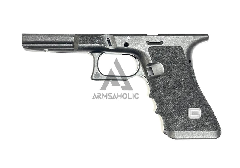 Load image into Gallery viewer, Armsaholic Custom T-style Stippling Lower Frame 03 For Marui 17 Airsoft GBB - Black