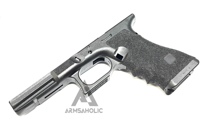 Load image into Gallery viewer, Armsaholic Custom T-style Stippling Lower Frame 03 For Marui 17 Airsoft GBB - Black