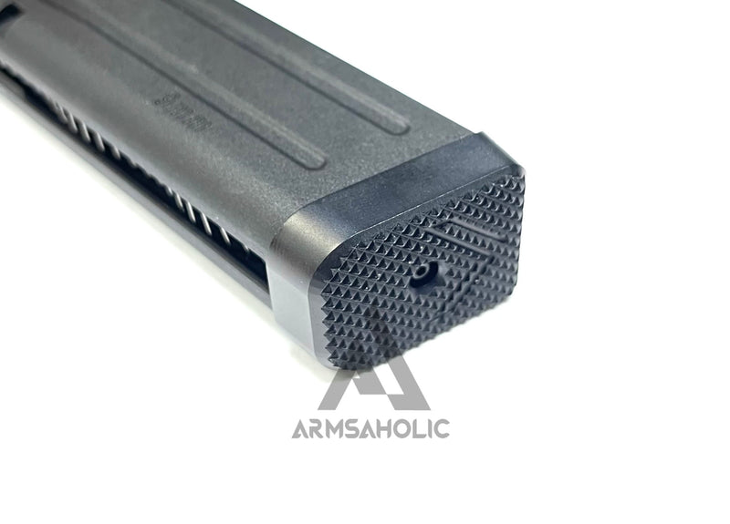 Load image into Gallery viewer, Bomber CNC Aluminum P320 Magazine Basepad for SIG / VFC M17 / M18 GBB Magazine - Black