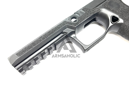 ArmsAholic Custom A-Style X-Series Carry Full Size Lower Frame For VFC M17/M18/P320 GBB Black