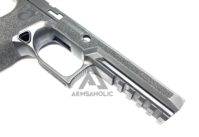 Load image into Gallery viewer, ArmsAholic Custom A-Style X-Series Carry Full Size Lower Frame For VFC M17/M18/P320 GBB Black
