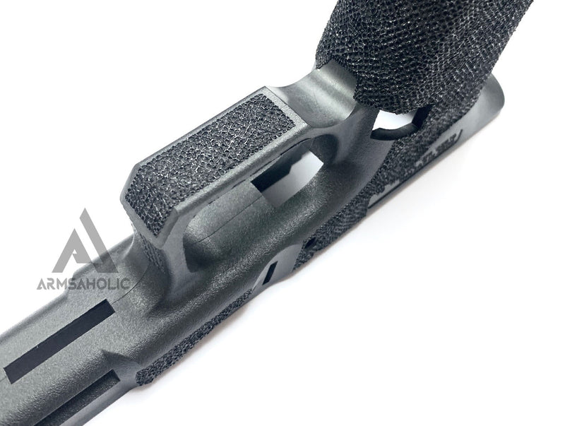 Load image into Gallery viewer, ArmsAholic Custom AGA-style Lower Frame for Marui G19 Airsoft GBB - Black