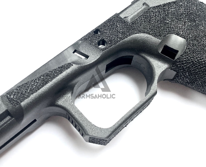 Load image into Gallery viewer, ArmsAholic Custom AGA-style Lower Frame for Marui G19 Airsoft GBB - Black
