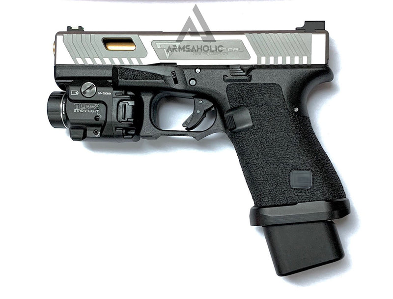 Load image into Gallery viewer, ArmsAholic Custom - T-style G19 Gen3 Arisoft GBB Pistol - Gray
