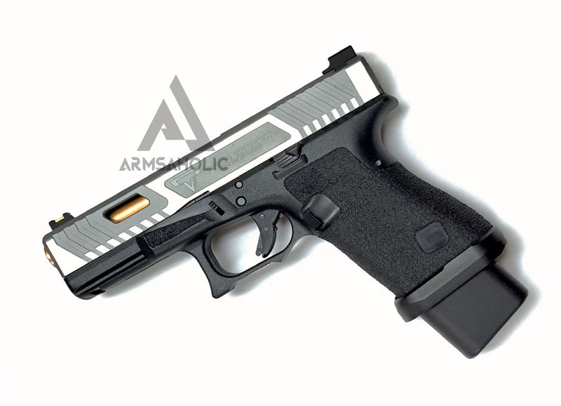 Load image into Gallery viewer, ArmsAholic Custom - T-style G19 Gen3 Arisoft GBB Pistol - Gray
