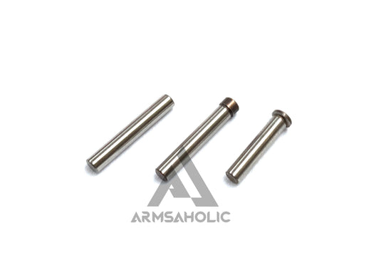 Guns Modify Hard Coat Steel Pins Control Set for Marui/GM/UMAREX G18C G-Series -Silver #GM0376