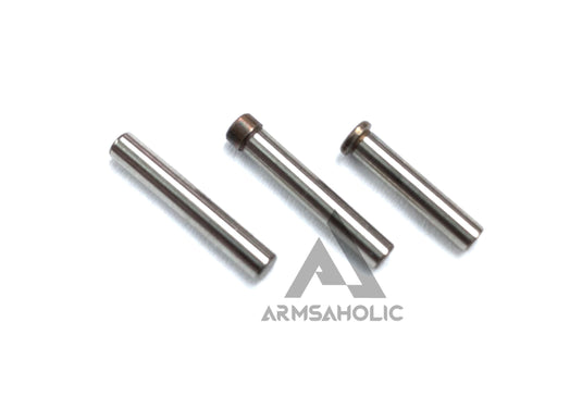 Guns Modify Hard Coat Steel Pins Control Set for Marui/GM/UMAREX G18C G-Series -Silver #GM0376