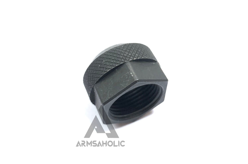 Load image into Gallery viewer, Guns Modify S-Style Steel CNC Thread Protector +14mm CW Clockwise #GM0369