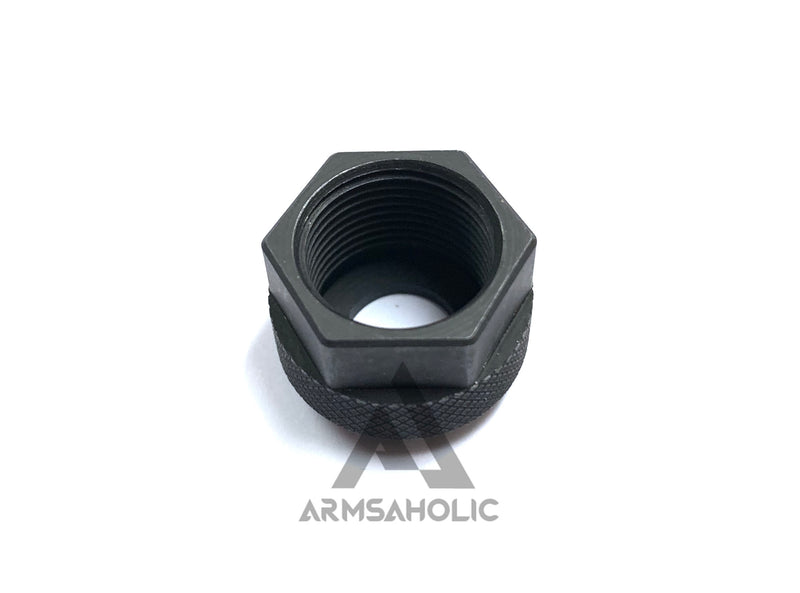 Load image into Gallery viewer, Guns Modify S-Style Steel CNC Thread Protector +14mm CW Clockwise #GM0369