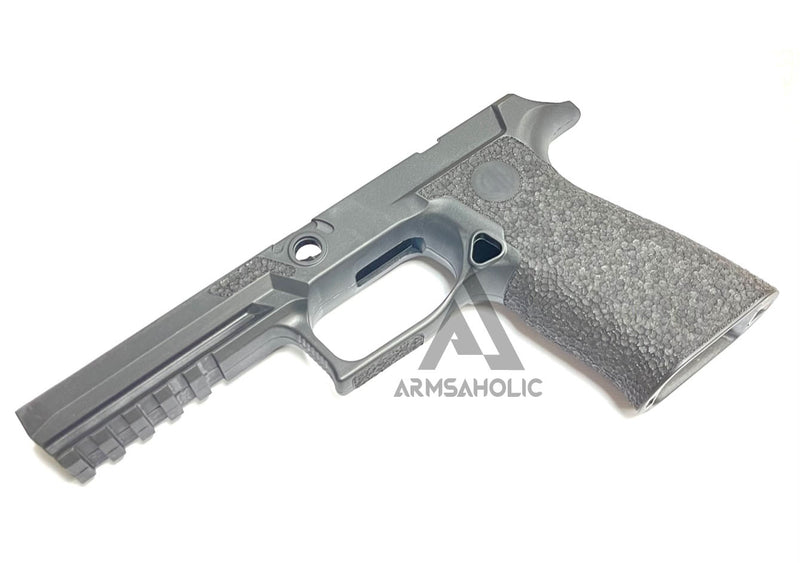 Load image into Gallery viewer, ArmsAholic Custom P-Style X-Series Carry Full Size Lower Frame For VFC M17/M18/P320 GBB - Black