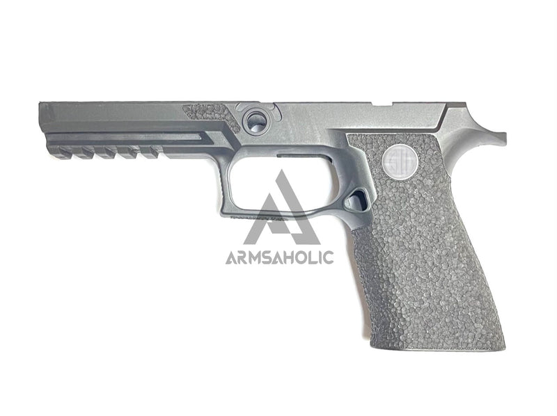 Load image into Gallery viewer, ArmsAholic Custom P-Style X-Series Carry Full Size Lower Frame For VFC M17/M18/P320 GBB - Black
