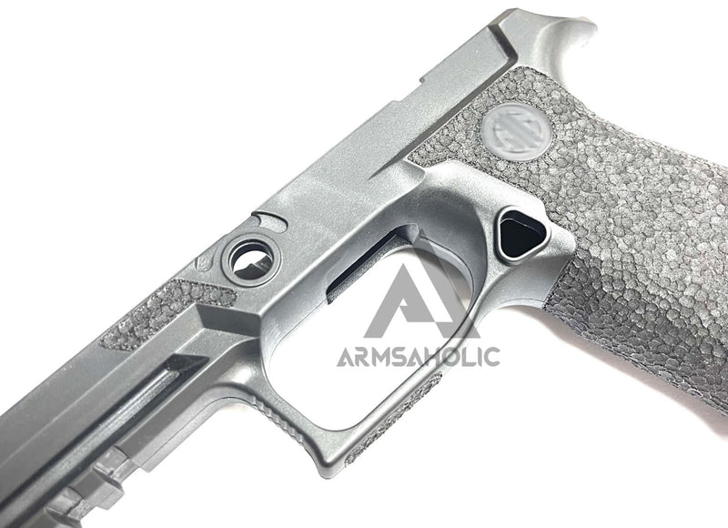 Load image into Gallery viewer, ArmsAholic Custom P-Style X-Series Carry Full Size Lower Frame For VFC M17/M18/P320 GBB - Black
