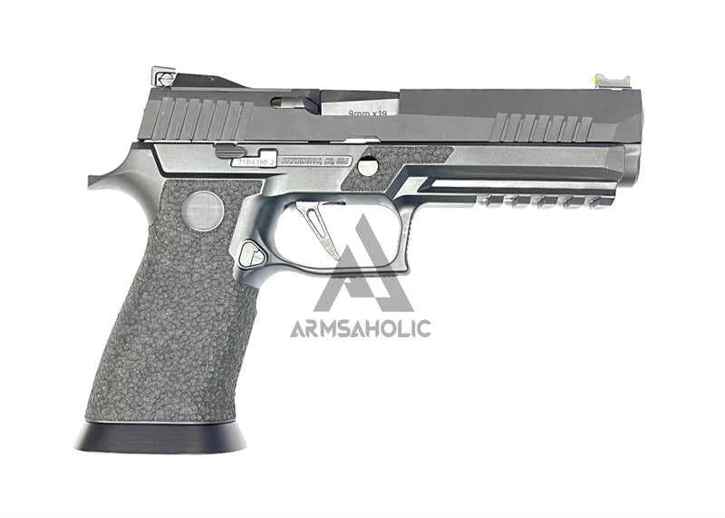 Load image into Gallery viewer, ArmsAholic Custom P-Style X-Series Carry Full Size Lower Frame For VFC M17/M18/P320 GBB - Black