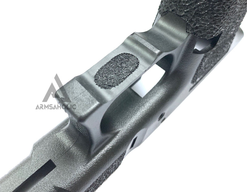 Load image into Gallery viewer, ArmsAholic Custom FI-style Lower Frame for Marui G17 / G18C Airsoft GBB - Black Version B