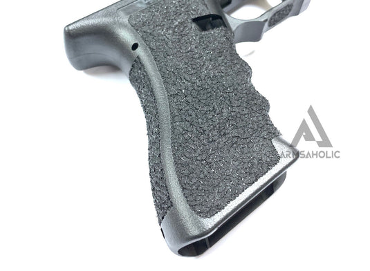 ArmsAholic Custom FI-style Lower Frame for Marui G17 / G18C Airsoft GBB - Black Version B