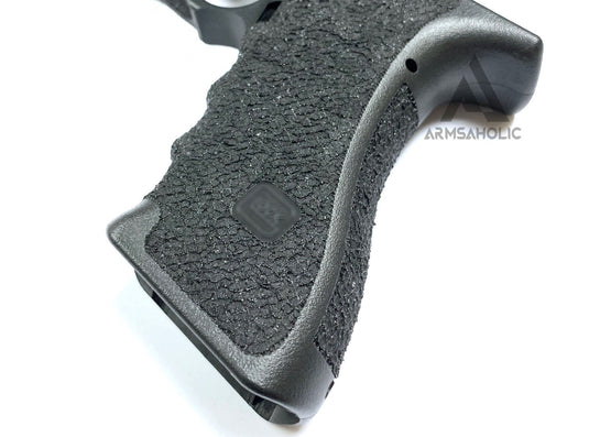 ArmsAholic Custom FI-style Lower Frame for Marui G17 / G18C Airsoft GBB - Black Version B