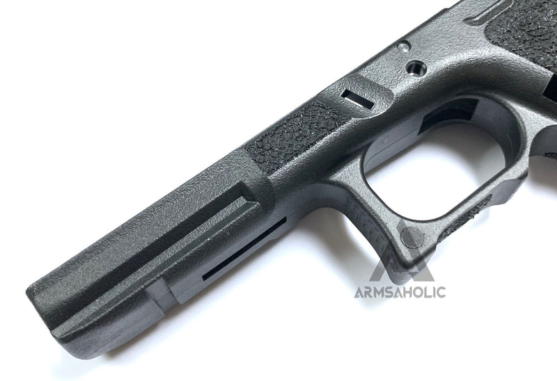 Load image into Gallery viewer, ArmsAholic Custom FI-style Lower Frame for Marui G17 / G18C Airsoft GBB - Black Version B