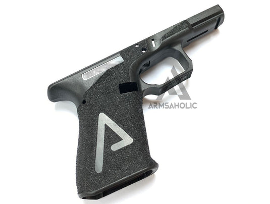 ArmsAholic Custom AGA-style Lower Frame for Marui G19 Airsoft GBB - Big Logo Black