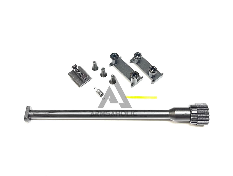 Load image into Gallery viewer, Nova P320 XFIVE CNC Steel slide set for SIG Air M17 GBB series - Black