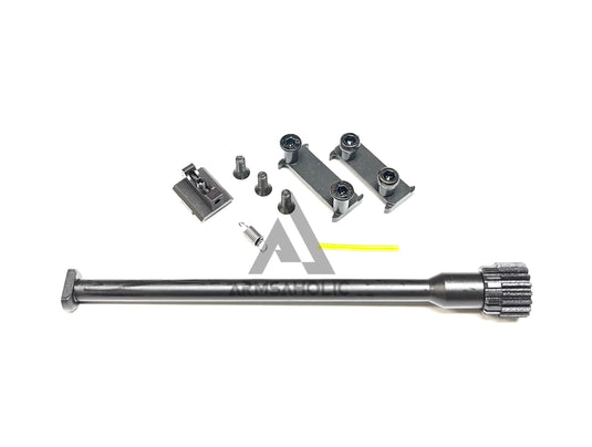 Nova P320 XFIVE CNC Steel slide set for SIG Air M17 GBB series - Black