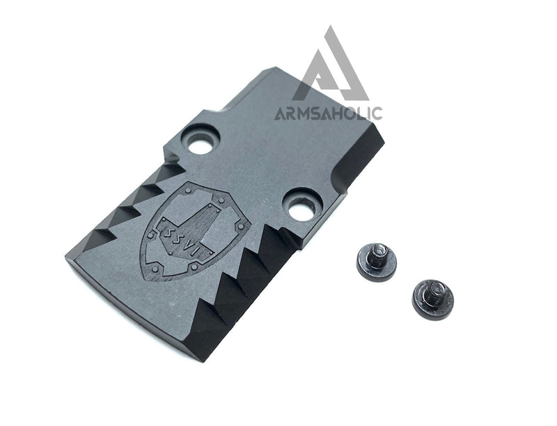 Load image into Gallery viewer, Bomber SSVI-style Battle Plate cover for G-Series RMR Slide Black