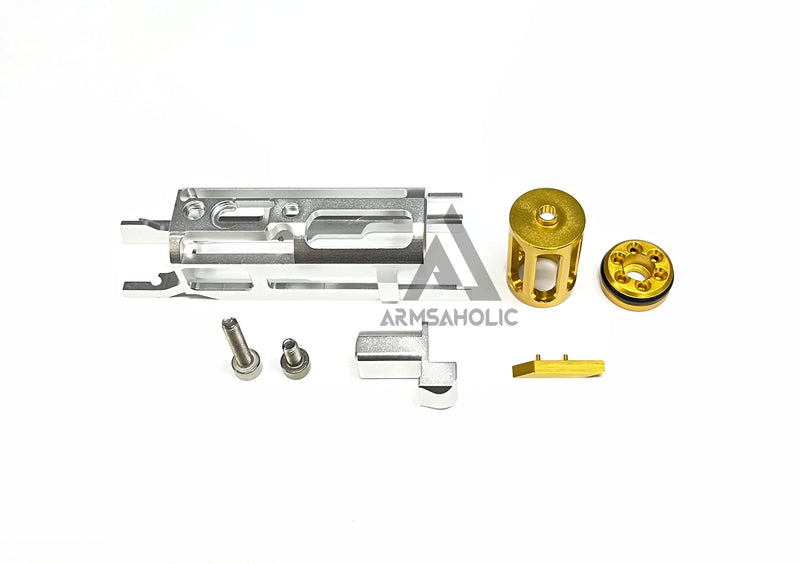 Load image into Gallery viewer, NOVA CNC Aluminum Adjustable Blowback Housing For MARUI HICAPA / MEU / 1911 GBB Series - Silver