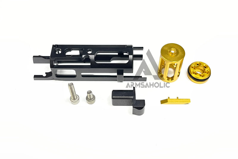 Load image into Gallery viewer, NOVA CNC Aluminum Adjustable Blowback Housing For MARUI HICAPA / MEU / 1911 GBB Series - Black