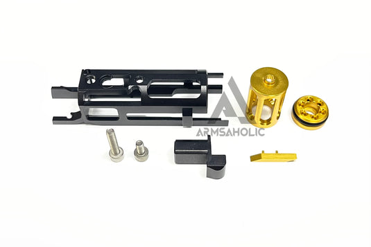 NOVA CNC Aluminum Adjustable Blowback Housing For MARUI HICAPA / MEU / 1911 GBB Series - Black