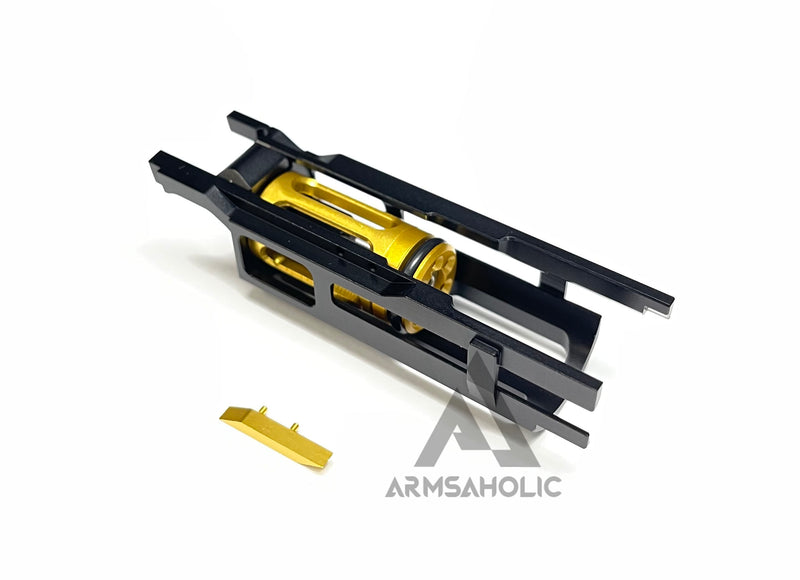 Load image into Gallery viewer, NOVA CNC Aluminum Adjustable Blowback Housing For MARUI HICAPA / MEU / 1911 GBB Series - Black