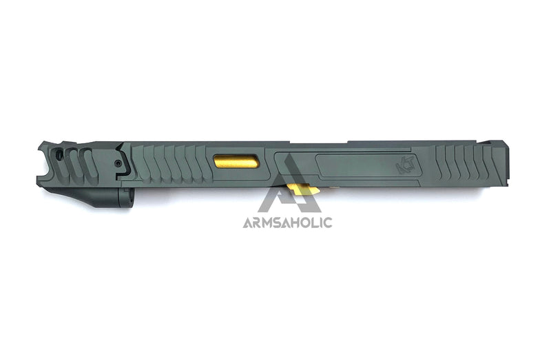 Load image into Gallery viewer, Nova CNC LK-UG style with Comp Slide Set for Marui G17/22/34 GBB Series - Titanium Grey