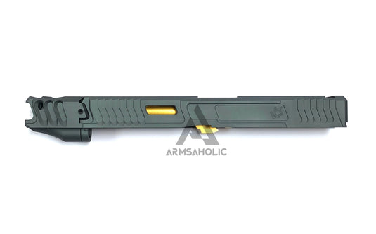 Nova CNC LK-UG style with Comp Slide Set for Marui G17/22/34 GBB Series - Titanium Grey