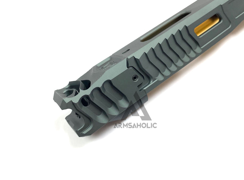 Load image into Gallery viewer, Nova CNC LK-UG style with Comp Slide Set for Marui G17/22/34 GBB Series - Titanium Grey
