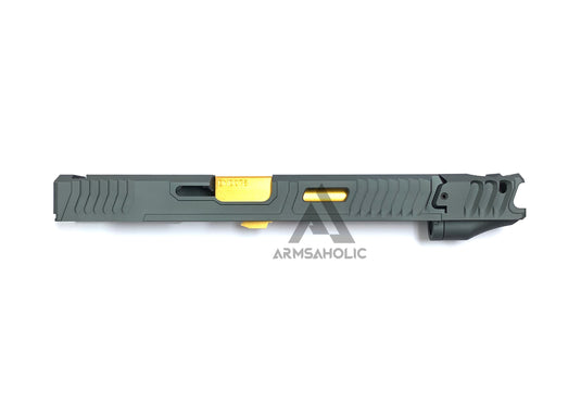 Nova CNC LK-UG style with Comp Slide Set for Marui G17/22/34 GBB Series - Titanium Grey