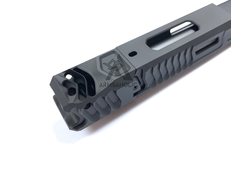 Load image into Gallery viewer, Nova CNC LK-UG style with Comp Slide Set for Marui G17/22/34 - Black
