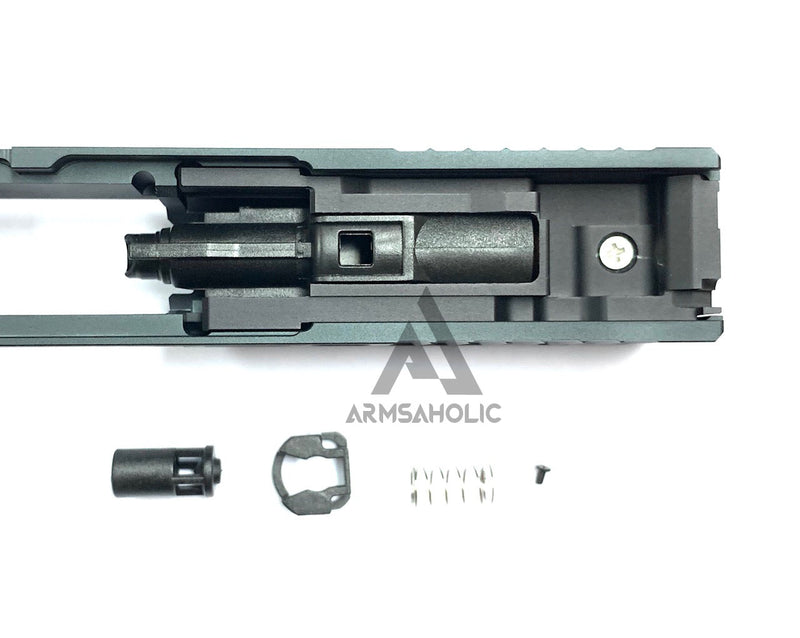 Load image into Gallery viewer, Nova FI-Style 26 Aluminum Slide Set For Marui G26 GBB Series - Titanium Gray
