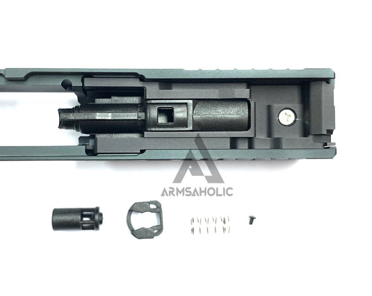 Nova FI-Style 26 Aluminum Slide Set For Marui G26 GBB Series - Titanium Gray