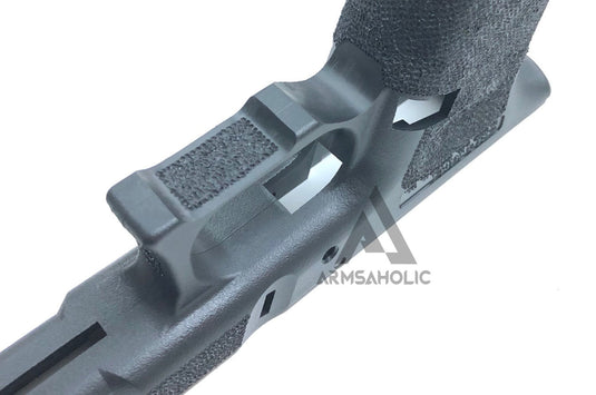 Armsaholic Custom S-style Lower Frame For Marui 17 / 18C Airsoft GBB Black (Finger Glove Remove)