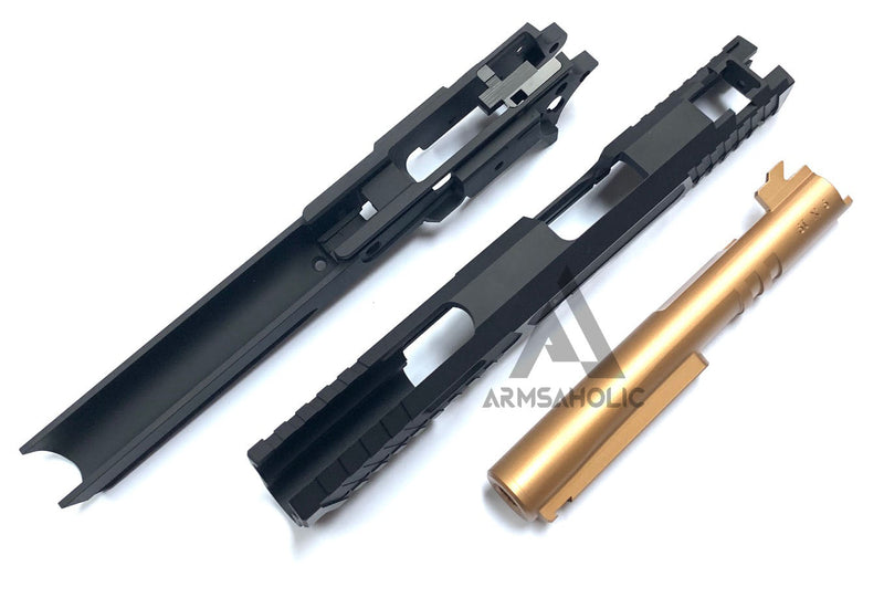 Load image into Gallery viewer, Nova CNC Aluminum T-style JW3 Combat Master Set ( 5.4 IS barrel version ) for Marui Hicapa GBB