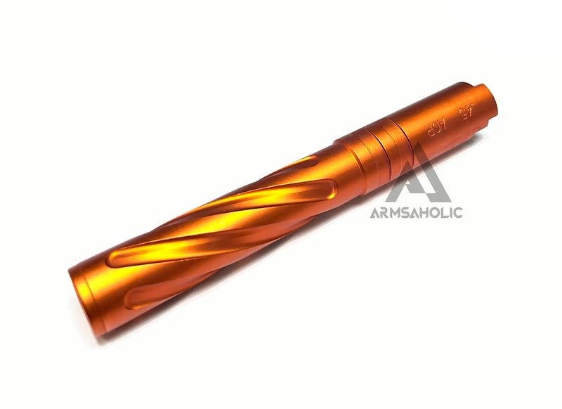 Load image into Gallery viewer, 5KU Rainbow Tornado Threaded Outer Barrel for TM Marui 5.1 Hi-Capa Series (+11mm CCW) GB-521-Orange