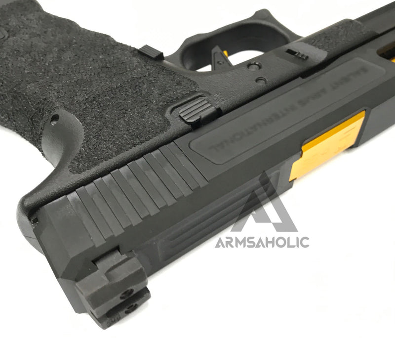 Load image into Gallery viewer, ArmsAholic Custom - S-style G17 Tactical Gold Arisoft GBB