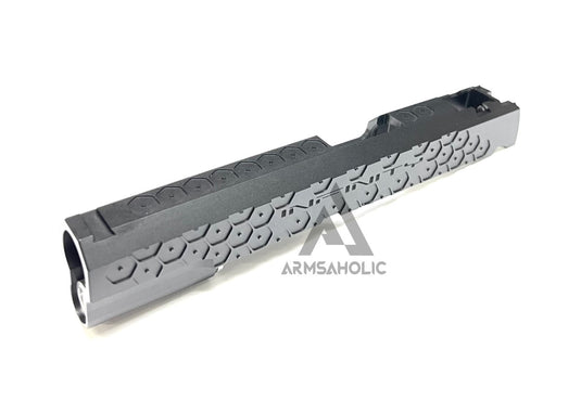 Bomber CNC Aluminum ( Hex Style ) Slide for Marui Hi-Capa / 1911 GBB - Black