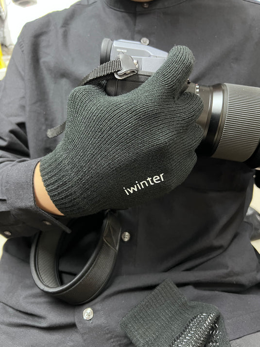 TouchScreen Winter Non-slip Knitting Gloves for outdoor activities, war games, bicycle, motorbike...