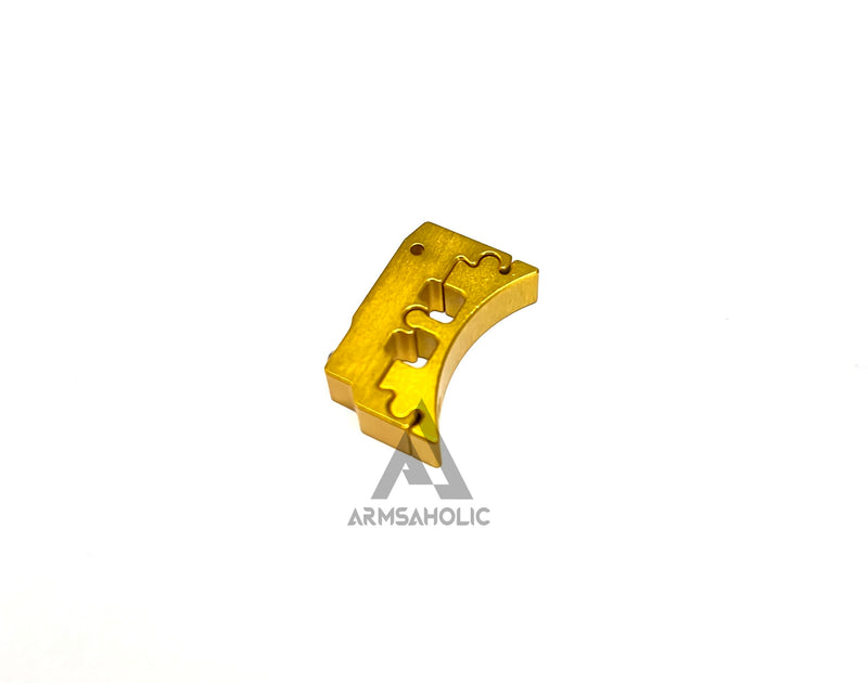 Load image into Gallery viewer, Nova CNC Aluminum Puzzle Trigger Set for Tokyo Marui HI-CAPA GBB Series - Gold