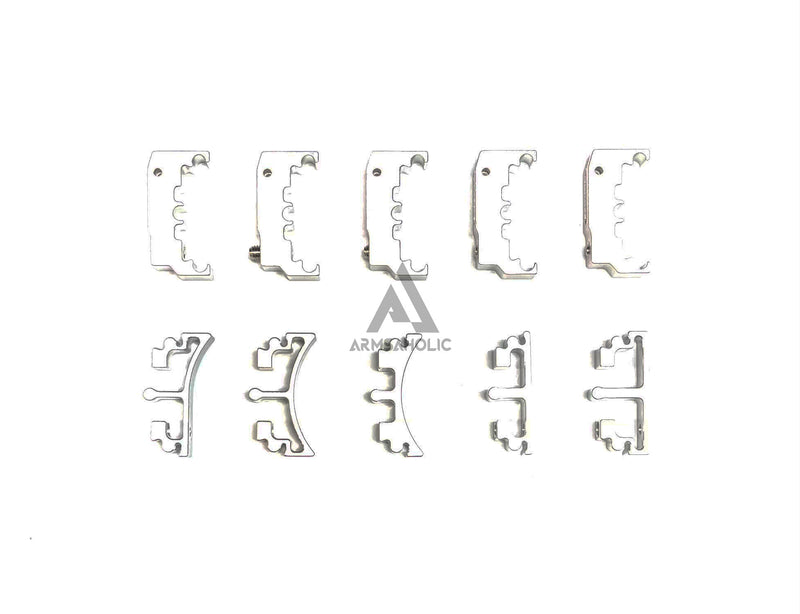 Load image into Gallery viewer, Nova CNC Aluminum Puzzle Trigger Set for Tokyo Marui HI-CAPA GBB Series - Silver