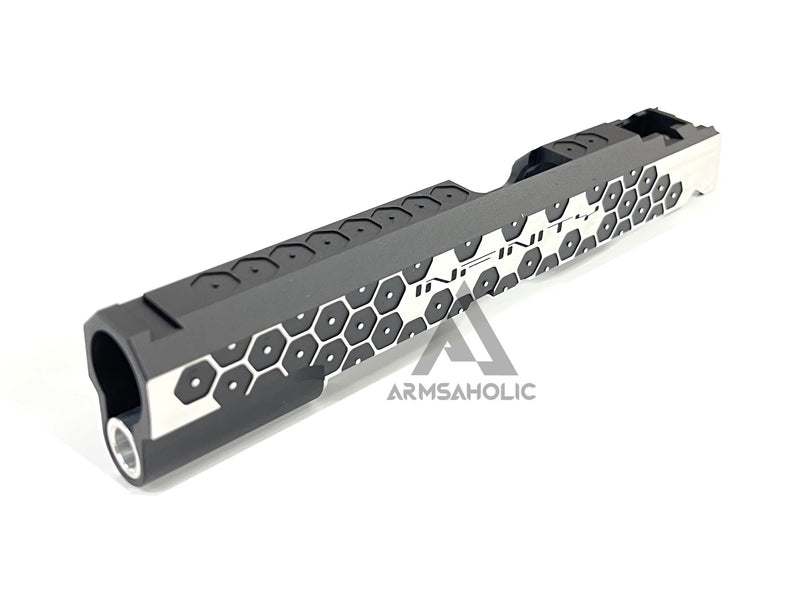 Load image into Gallery viewer, Bomber CNC Aluminum ( Hex Style ) Slide for Marui Hi-Capa / 1911 GBB - 2-tones
