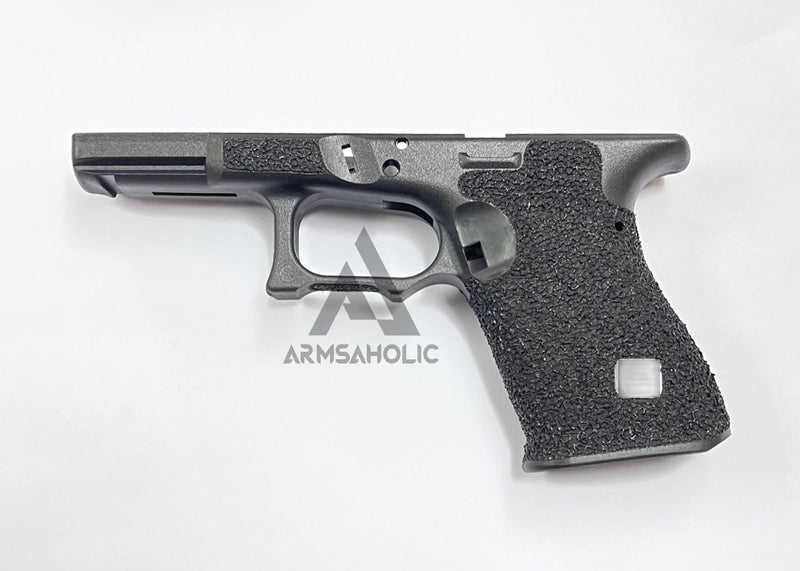 Load image into Gallery viewer, Armsaholic Custom Stippling FI-style Lower Frame For Marui G19 Airsoft GBB - Black