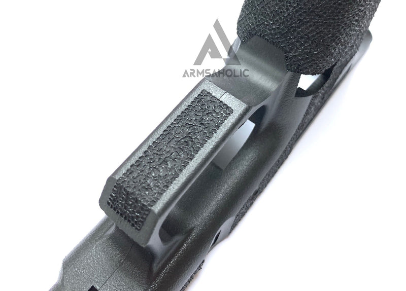 Load image into Gallery viewer, ArmsAholic Custom AGA-style Lower Frame for Marui 17 / 18C Airsoft GBB - Black New Version
